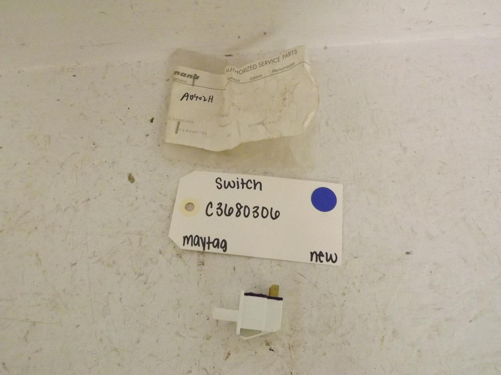 Maytag Refrigerator C3680306 Switch New Maytag Refrigerator C3680306 Switch New